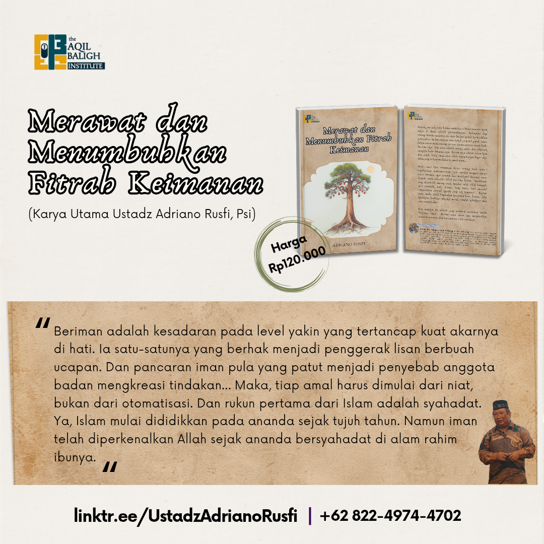 Buku "Merawat dan Menumbuhkan Fitrah Keimanan"