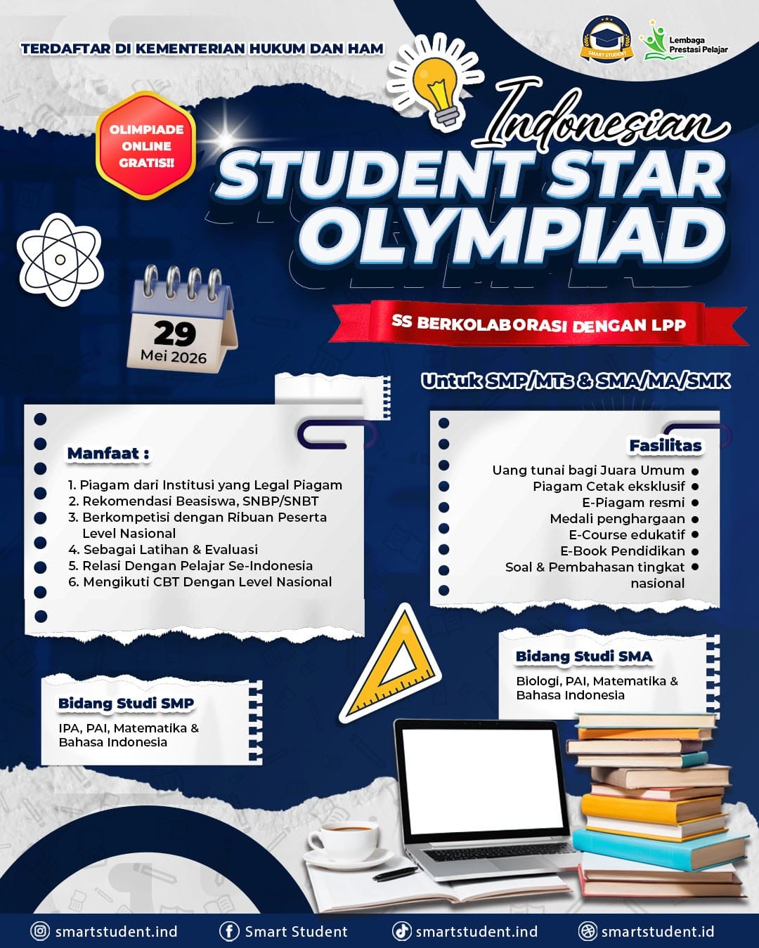 Indonesian Student Star Olympiad 2026 logo