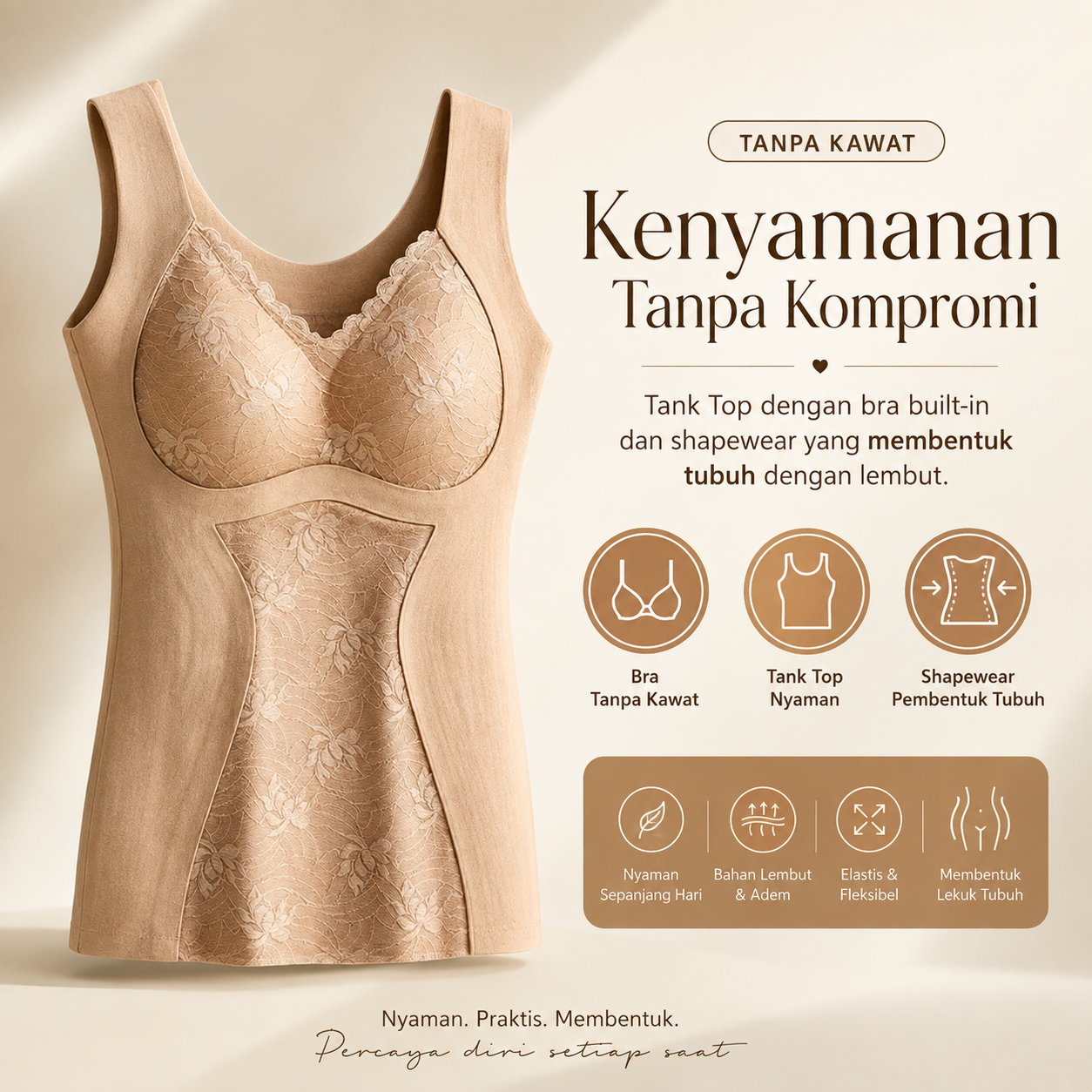 Tangtop Push Up Bra 6