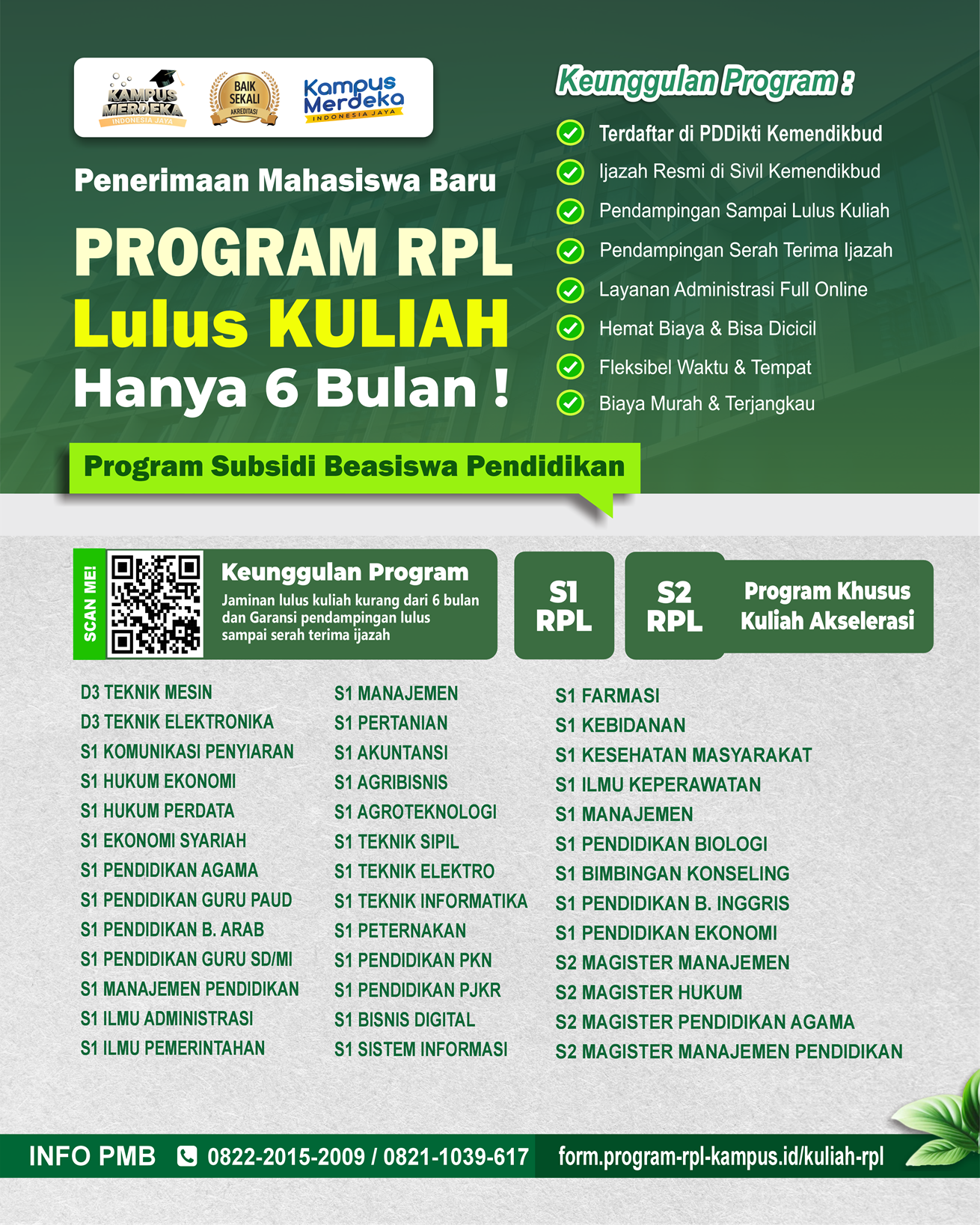 Progam Kuliah RPL
