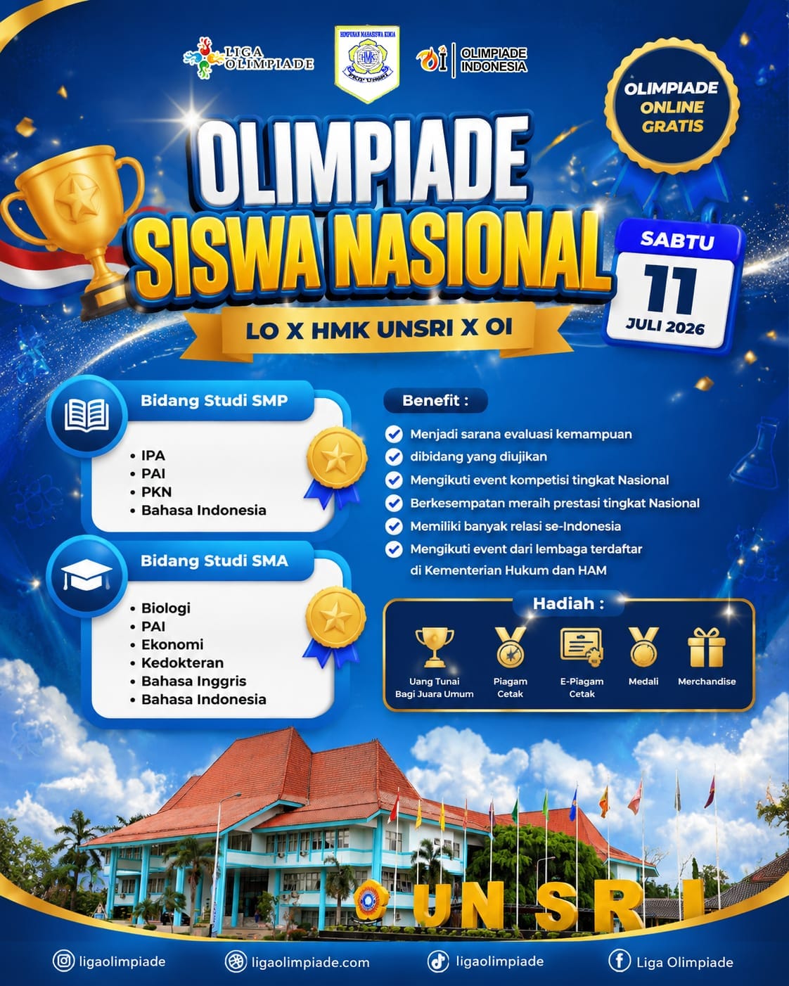 OLIMPIADE SISWA NASIONAL 2026 logo
