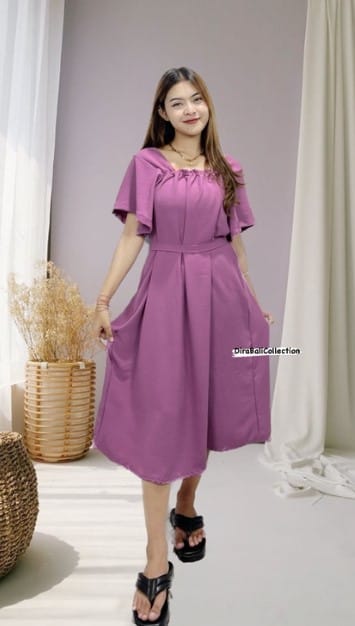 Sedia Dress Maudy Airflow Bali Terlaris 2023