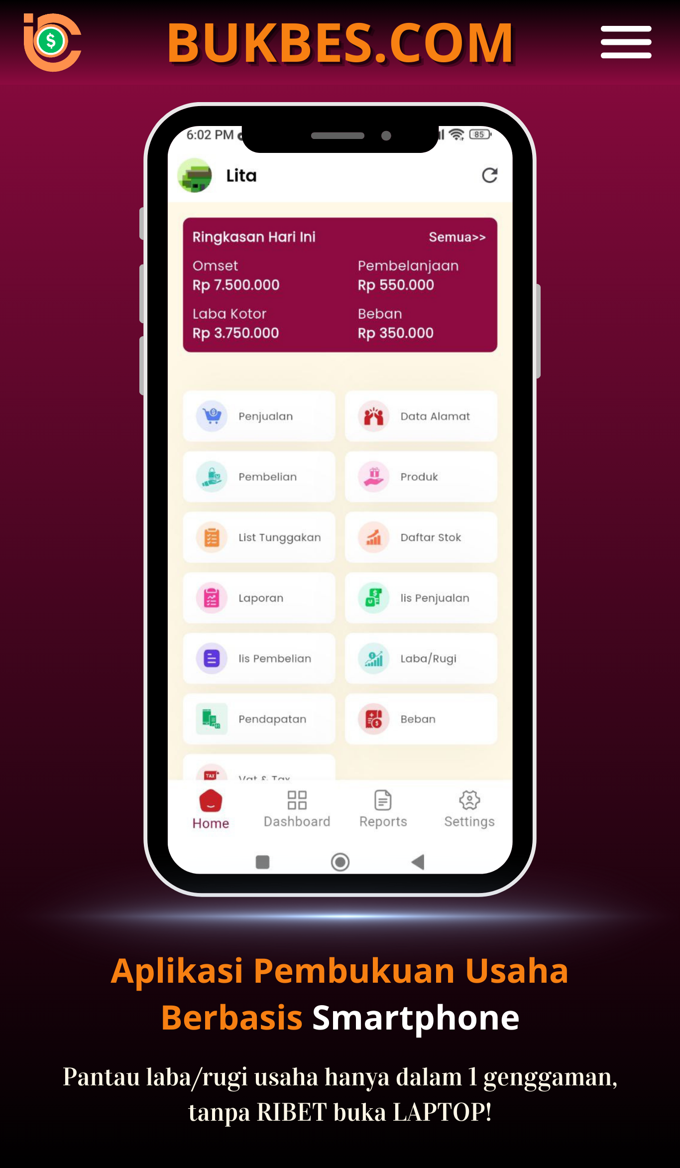 BUKBES Aplikasi Pembukuan Bisnis - logo