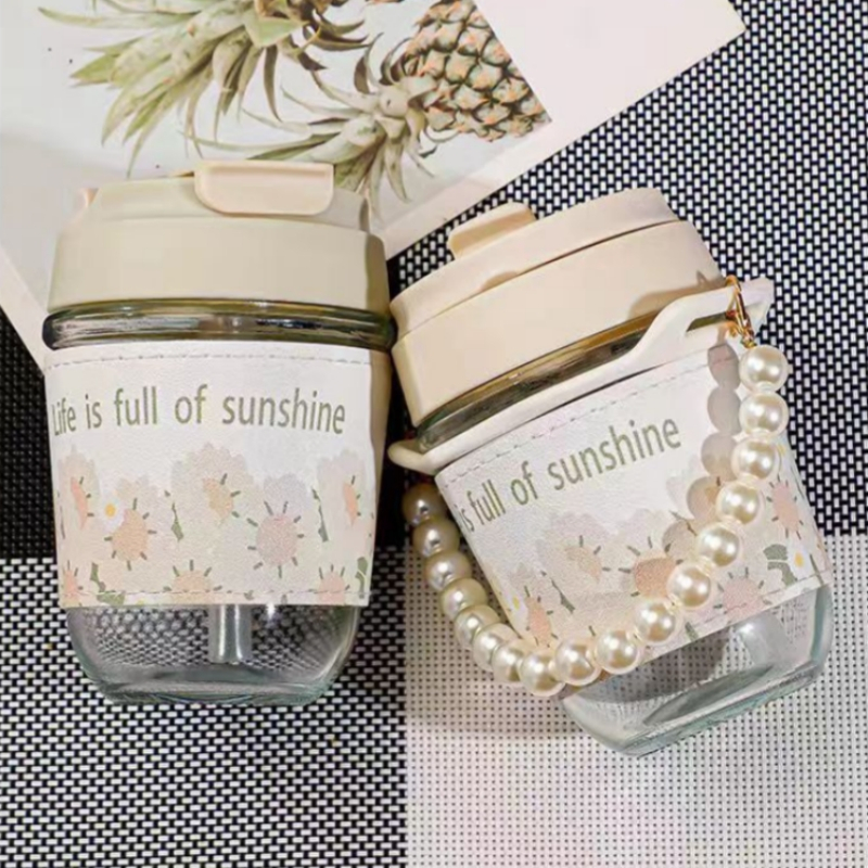 Tumbler Kaca Pearl💰 logo