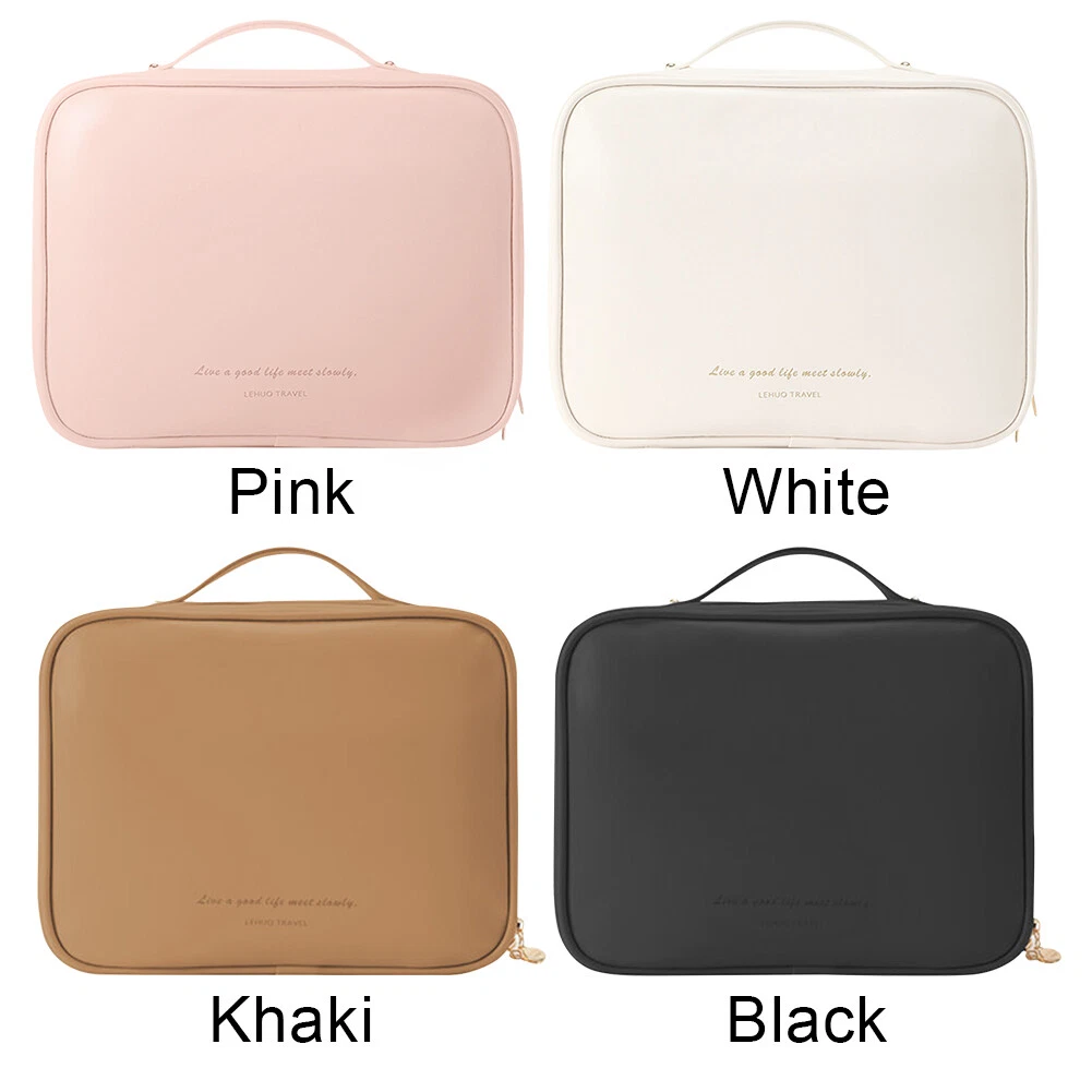 Portable cosmetic bag logo