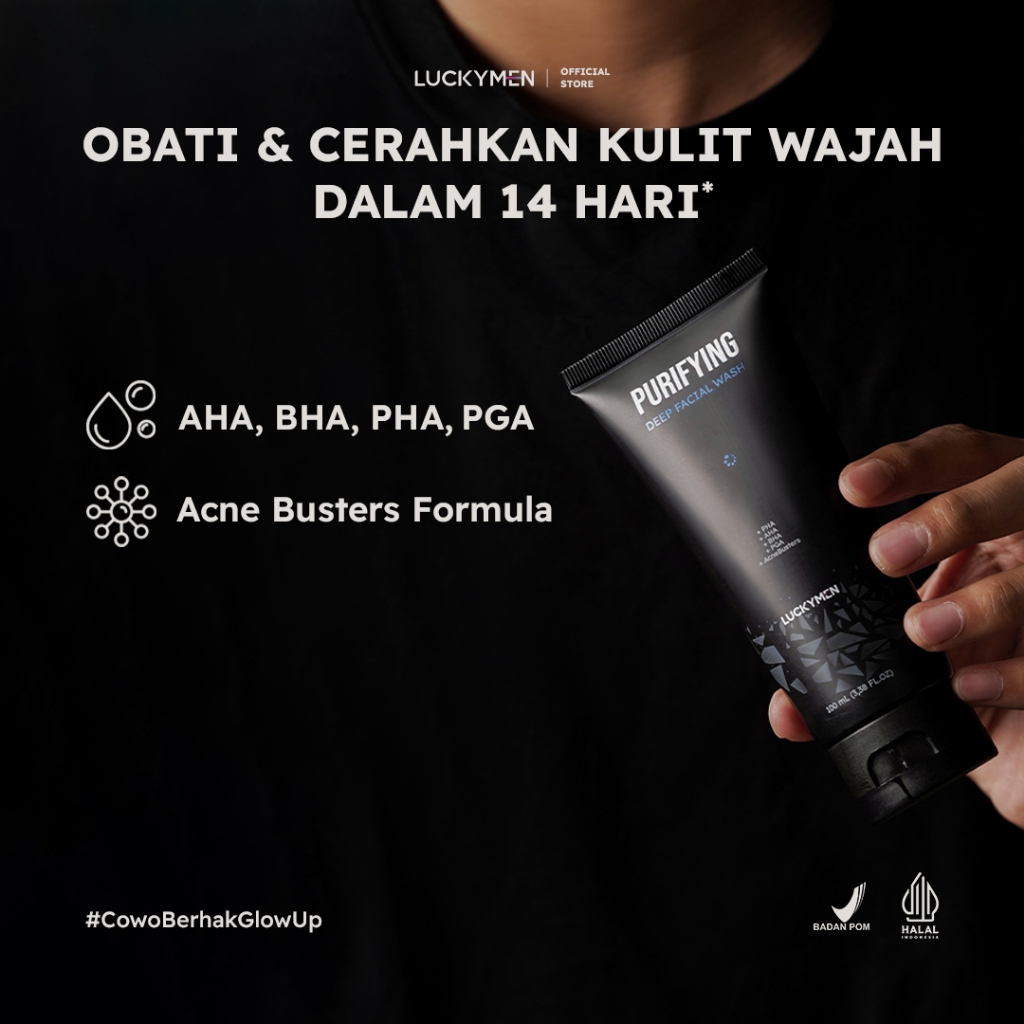 Luckymen Purifying Facial Wash - LP