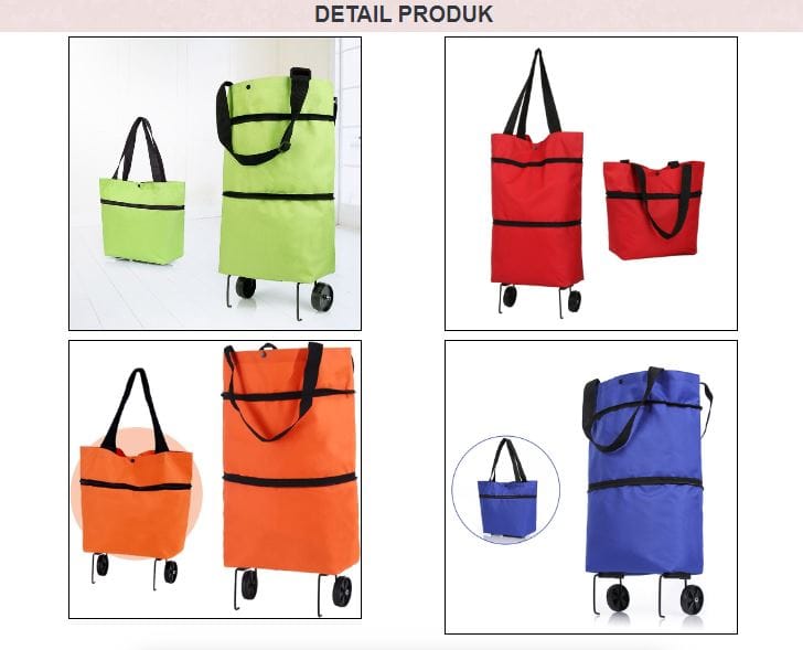 Tas Belanja Roda ✨