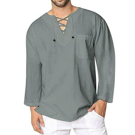 Baju Koko Linen Pria Dewasa Muslim Ric Lengan Panjang Terlaris