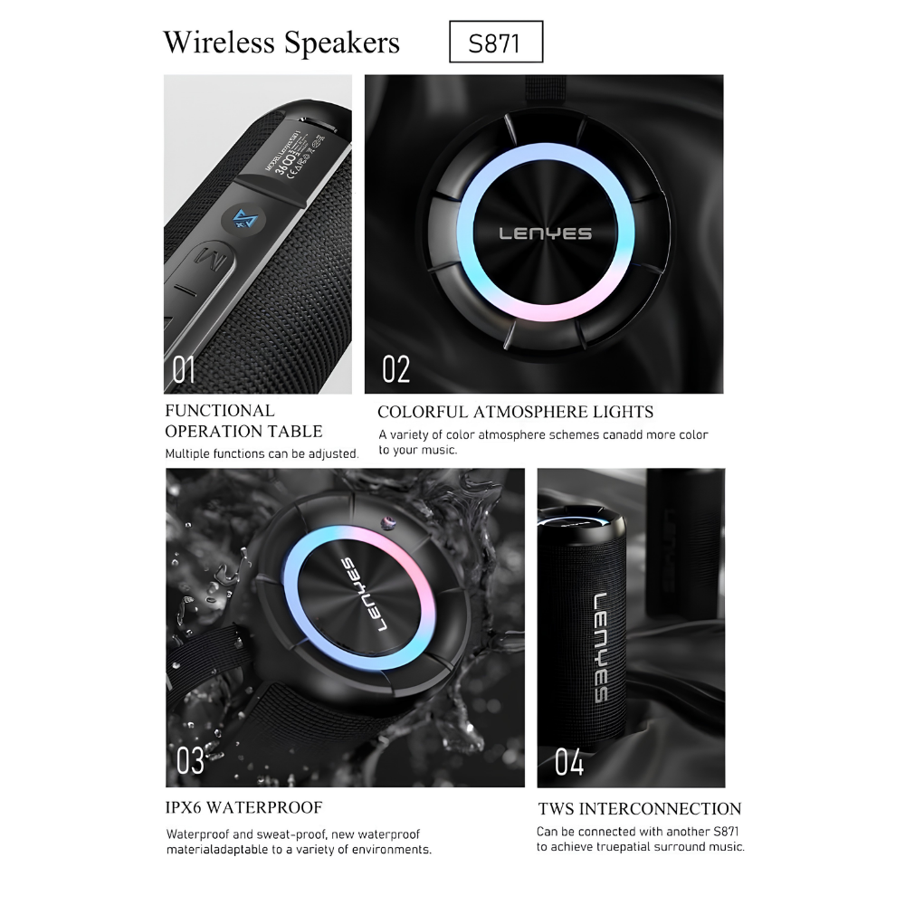 Speaker Bass Bluetooth