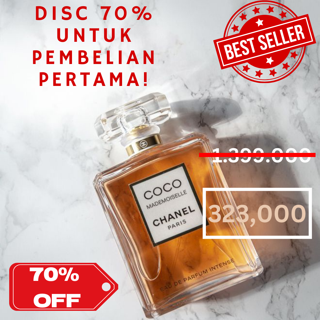 Chanel Coco Mademosielle DISC 70% (pembelian pertama)