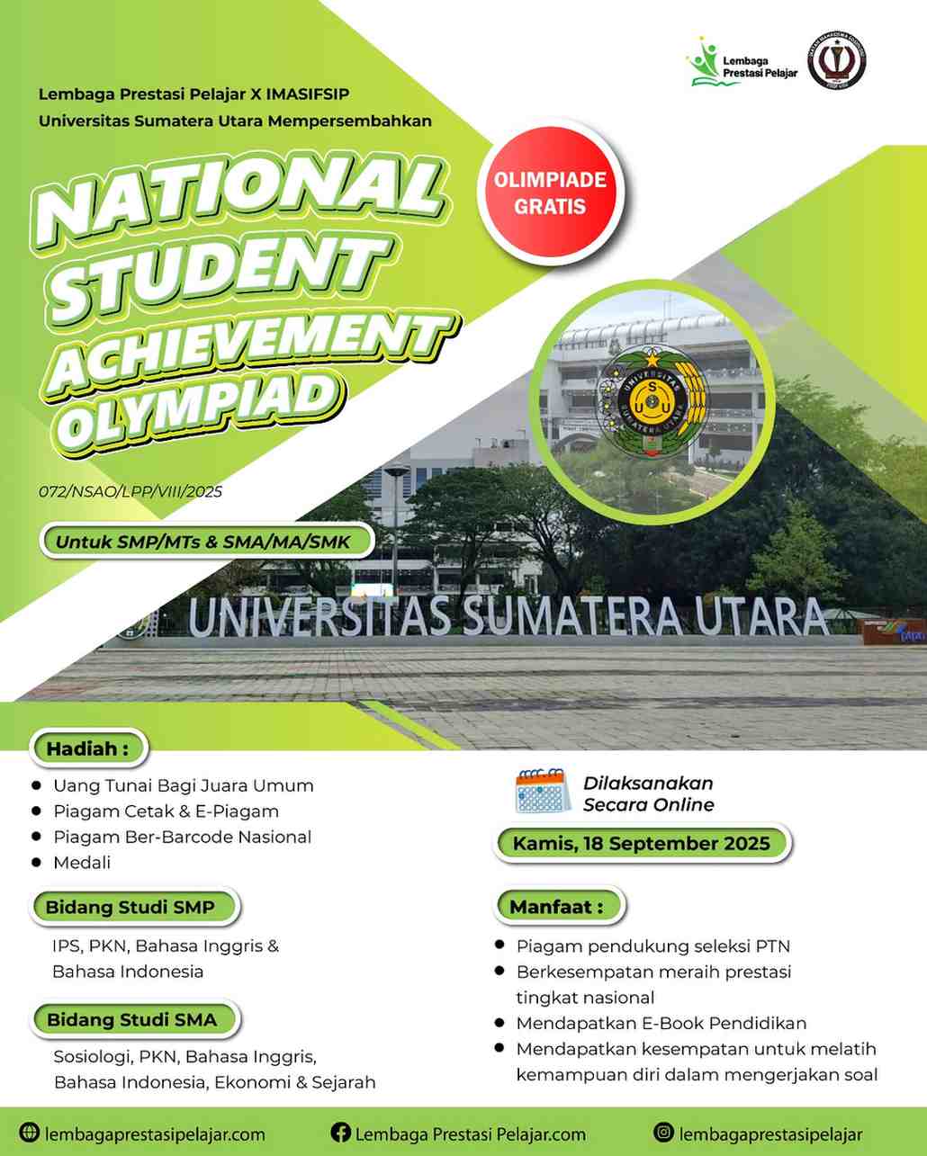 NATIONAL STUDENT ACHIEVEMENT OLYMPIAD [LPP] logo