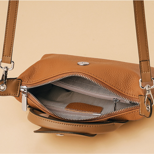 Leather Casual Clutch