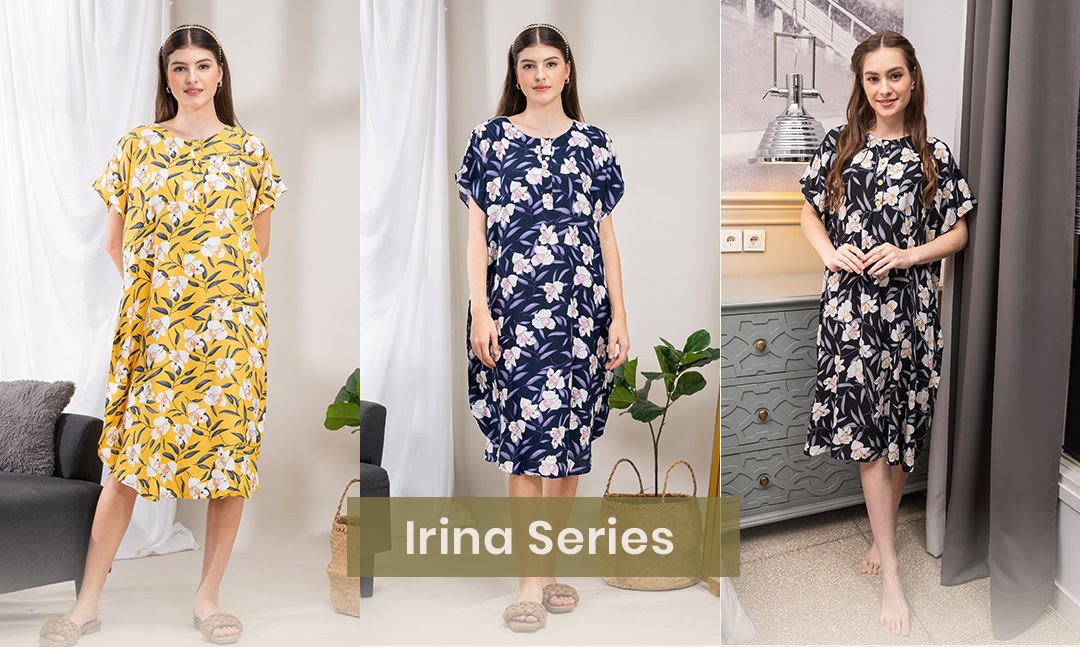 # FADS - Homewear Kaftan Mix Irina anneira Stella (199k - 3 Piece) ASC