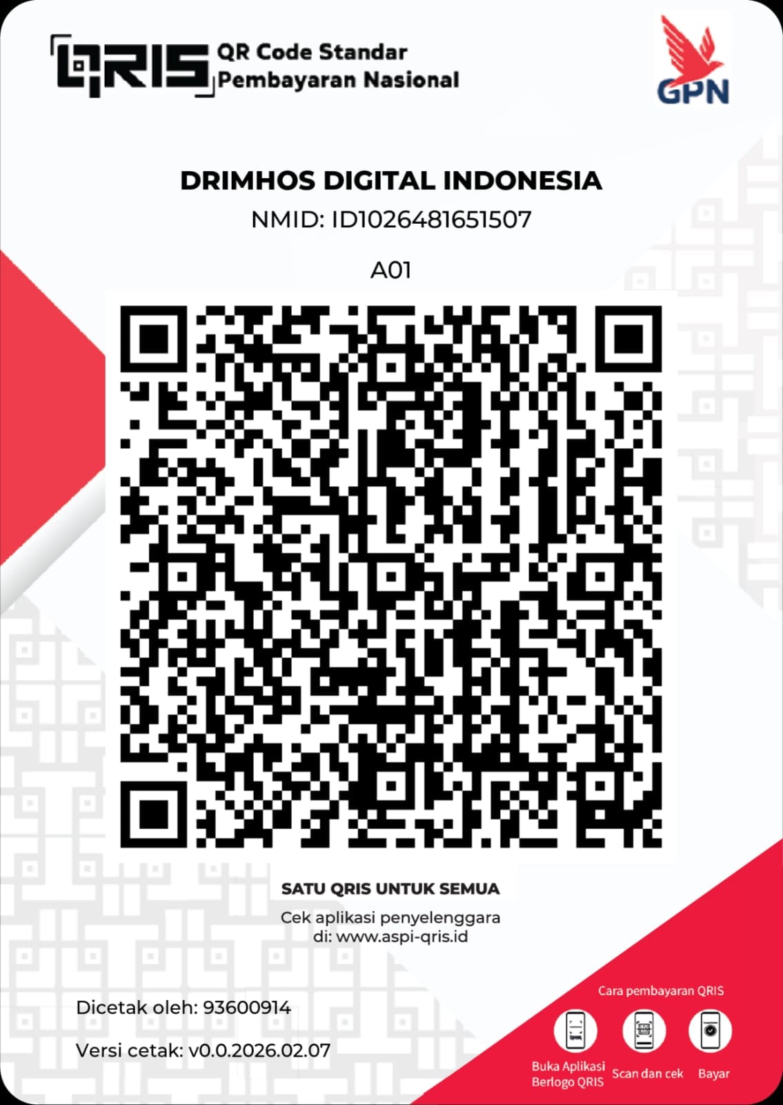 QRIS PT Drimhos Digital Indonesia