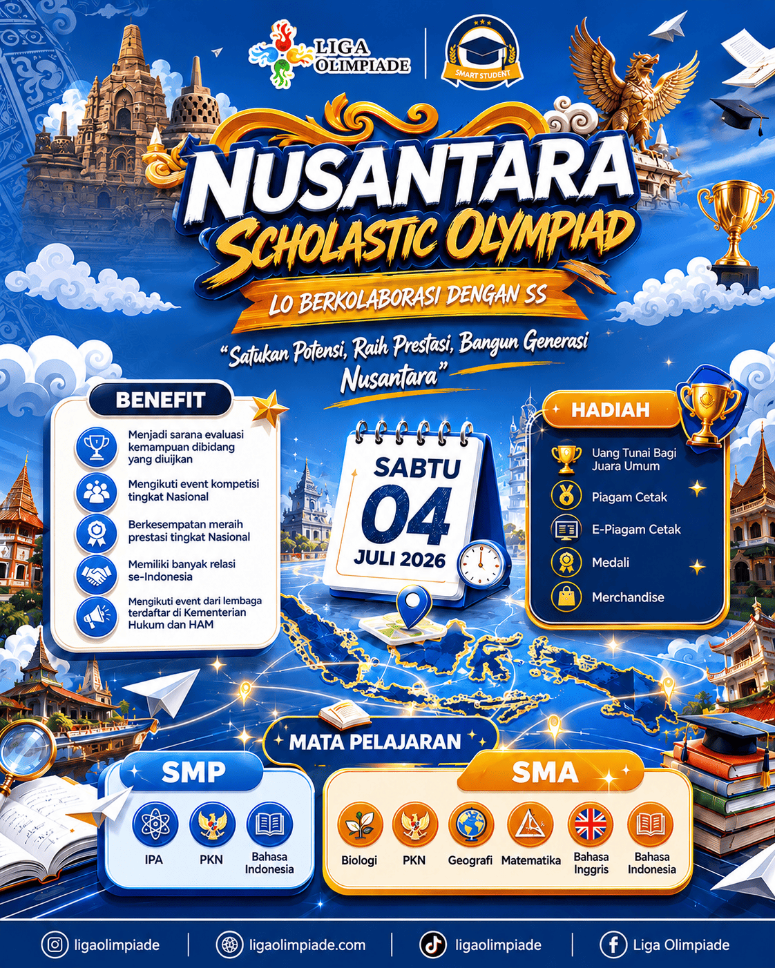 NUSANTARA SCHOLASTIC OLYMPIAD 2026 logo