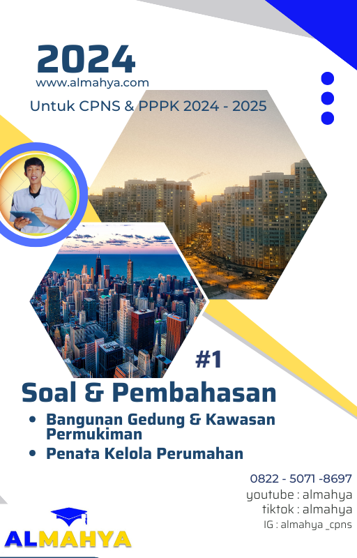 MODUL PDF   BANGUNAN & KAWASAN PERMUKIMAN 2024  &  PERUMAHAN  2024 logo