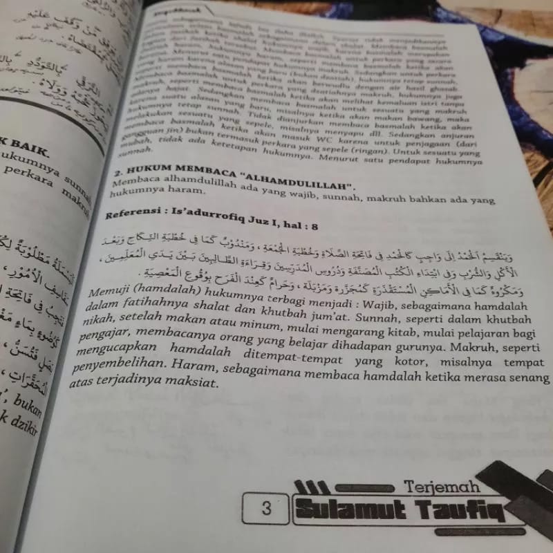 Terjemah kitab sulammuttaufiq 3 bahasa