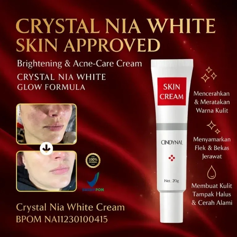 Crystal Nia White BPOM - BELI 1 DAPAT 2