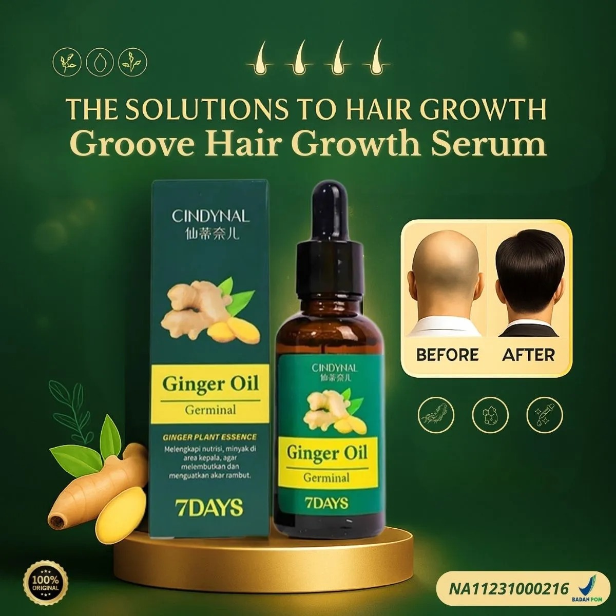 Groove Hair Growth Serum BPOM MR77-AB516