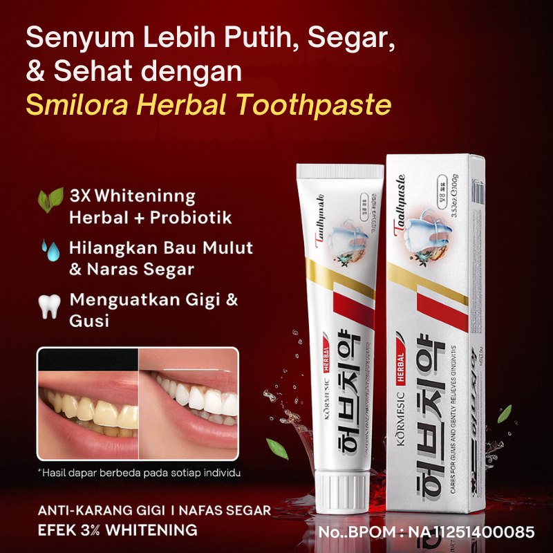 Slimora Herbal Toothpaste BPOM SH77-Ak7