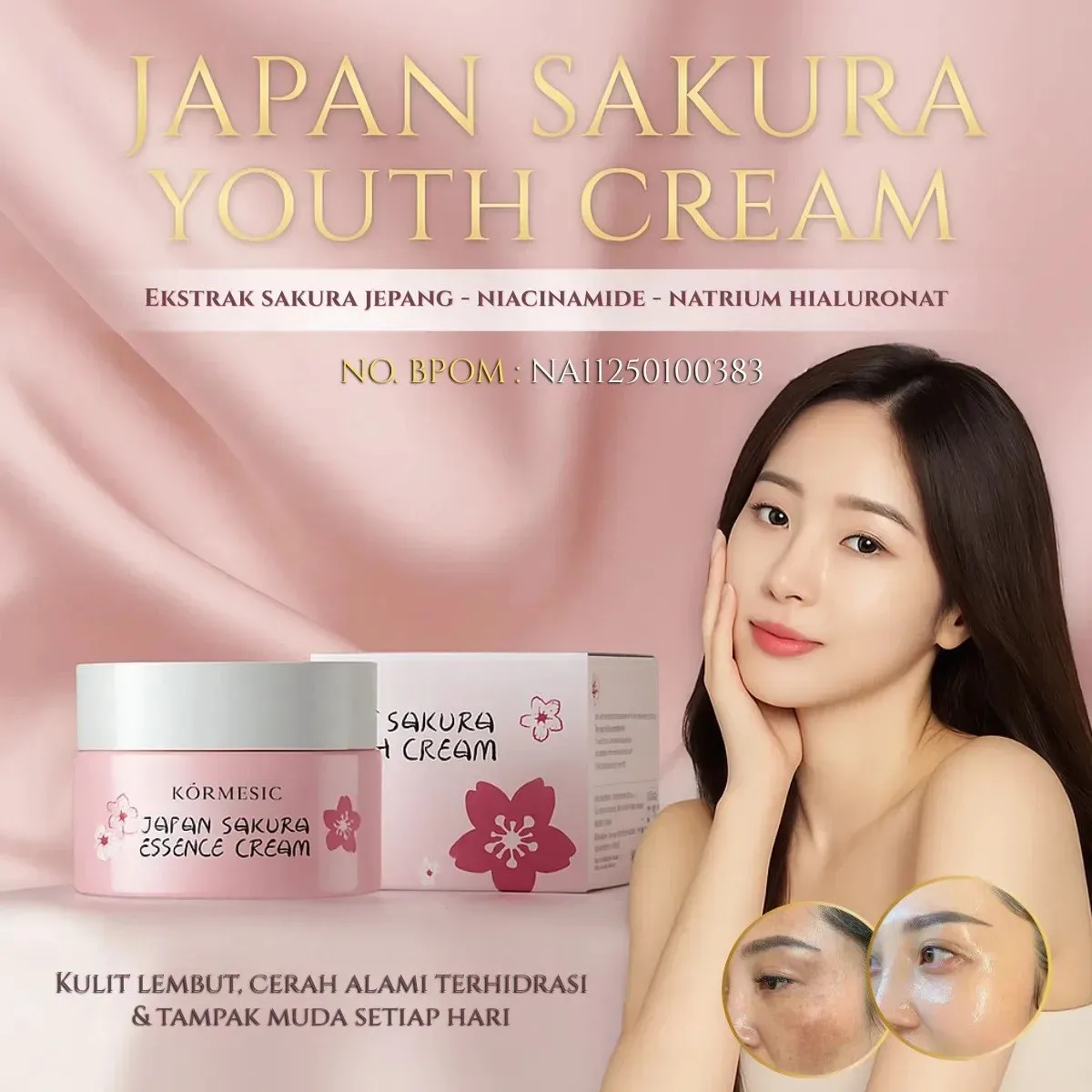 sakura cream essence bpom dd hk6 logo