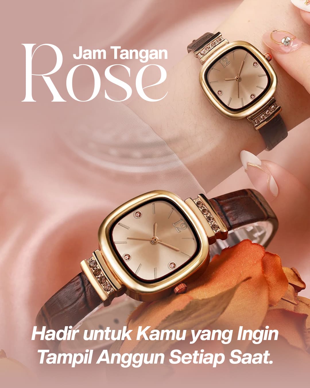 Jam Tangan Rose F logo
