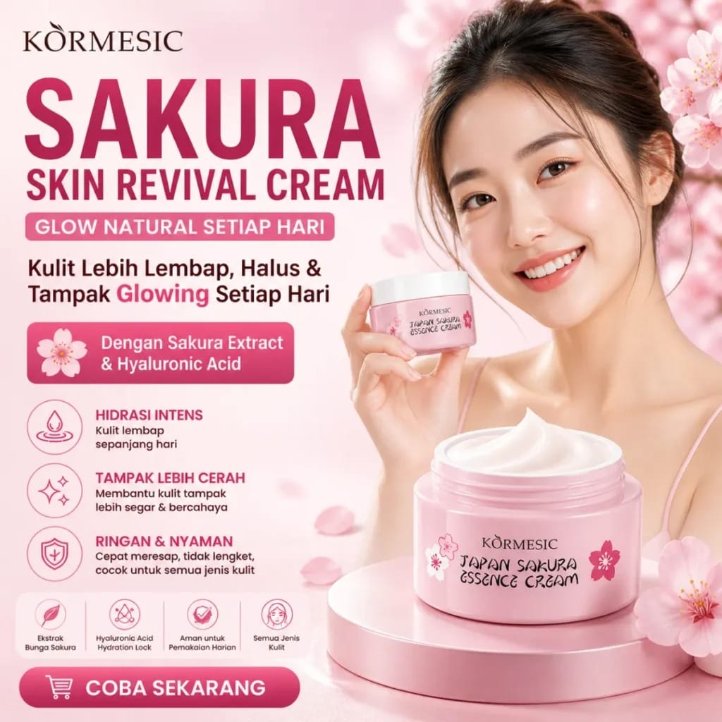 Kormesic Sakura Skin Revival Cream Bpom - GDN 288 logo