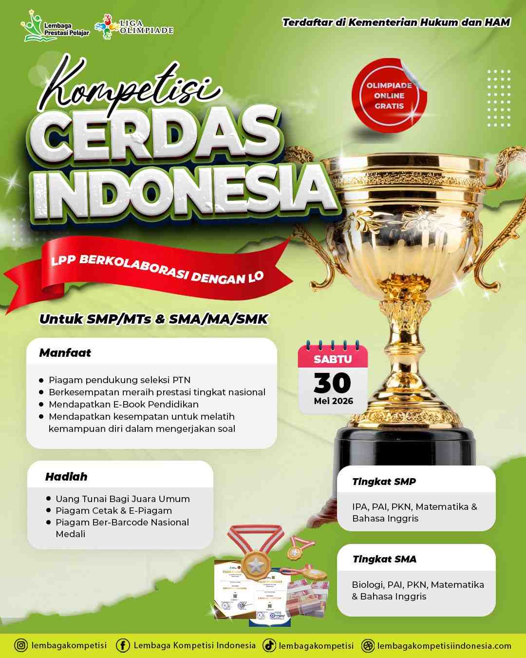 KOMPETISI CERDAS INDONESIA [LPP] logo