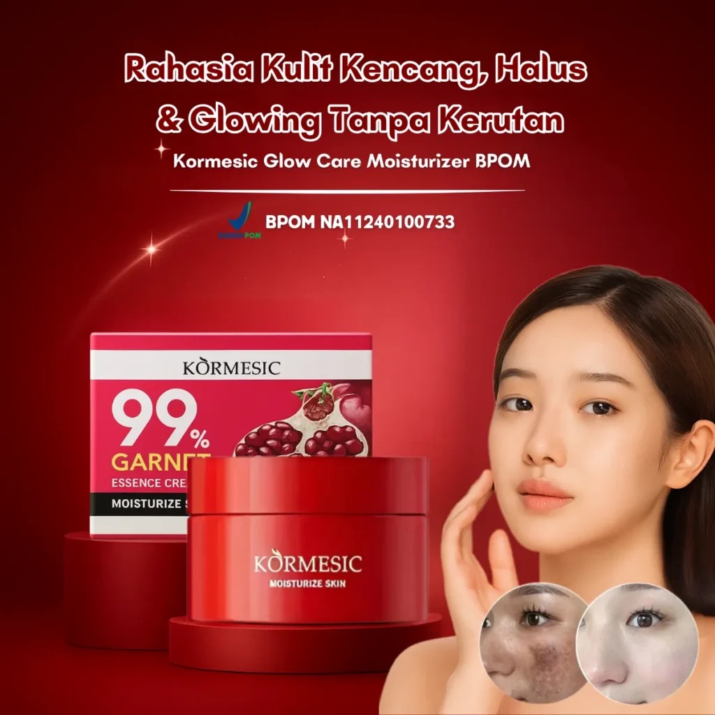 Kormesic Glow Care Moisturizer BPOM WD77 logo