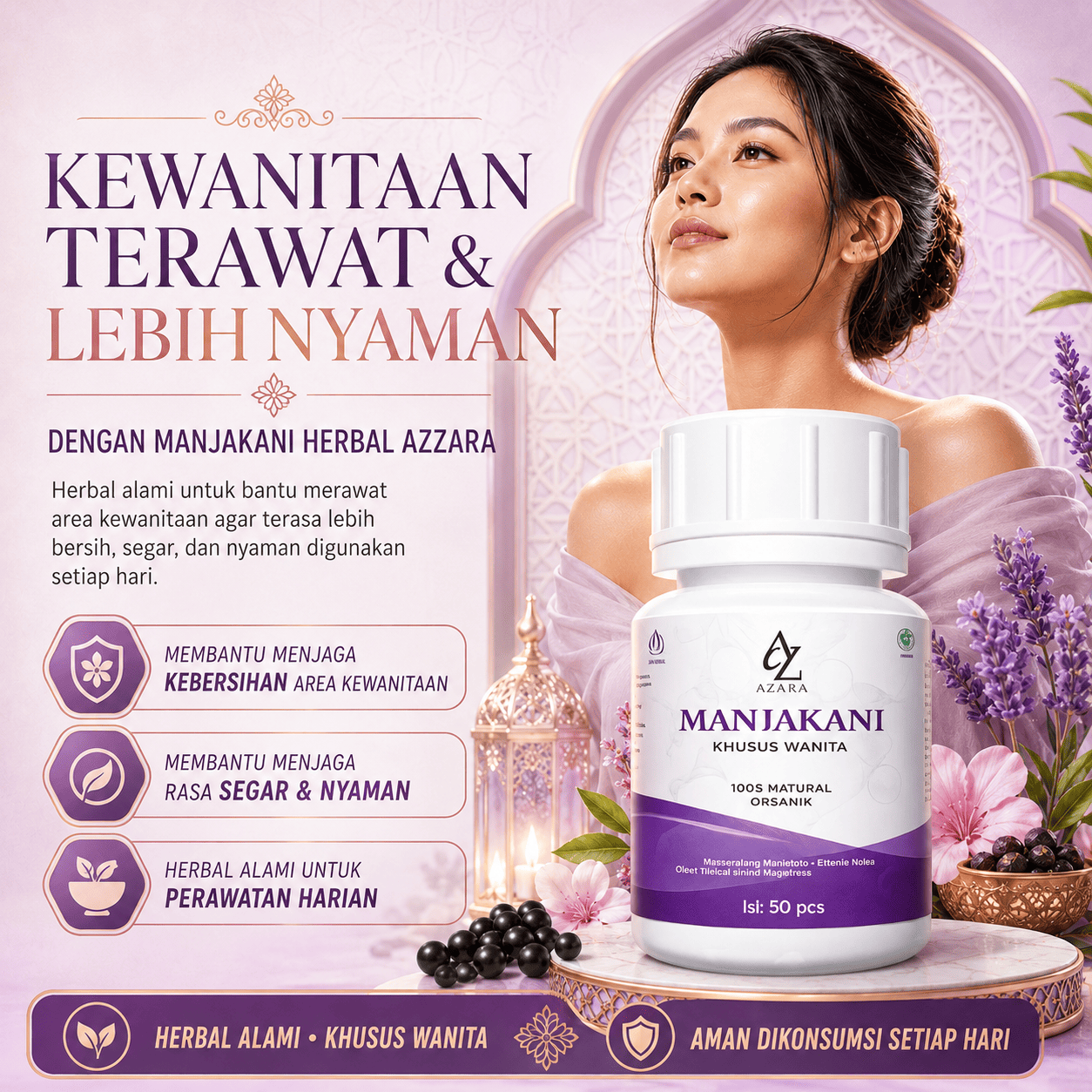 MANJAKANI KEWANITAAN 50 KAPSUL - FBIFF logo