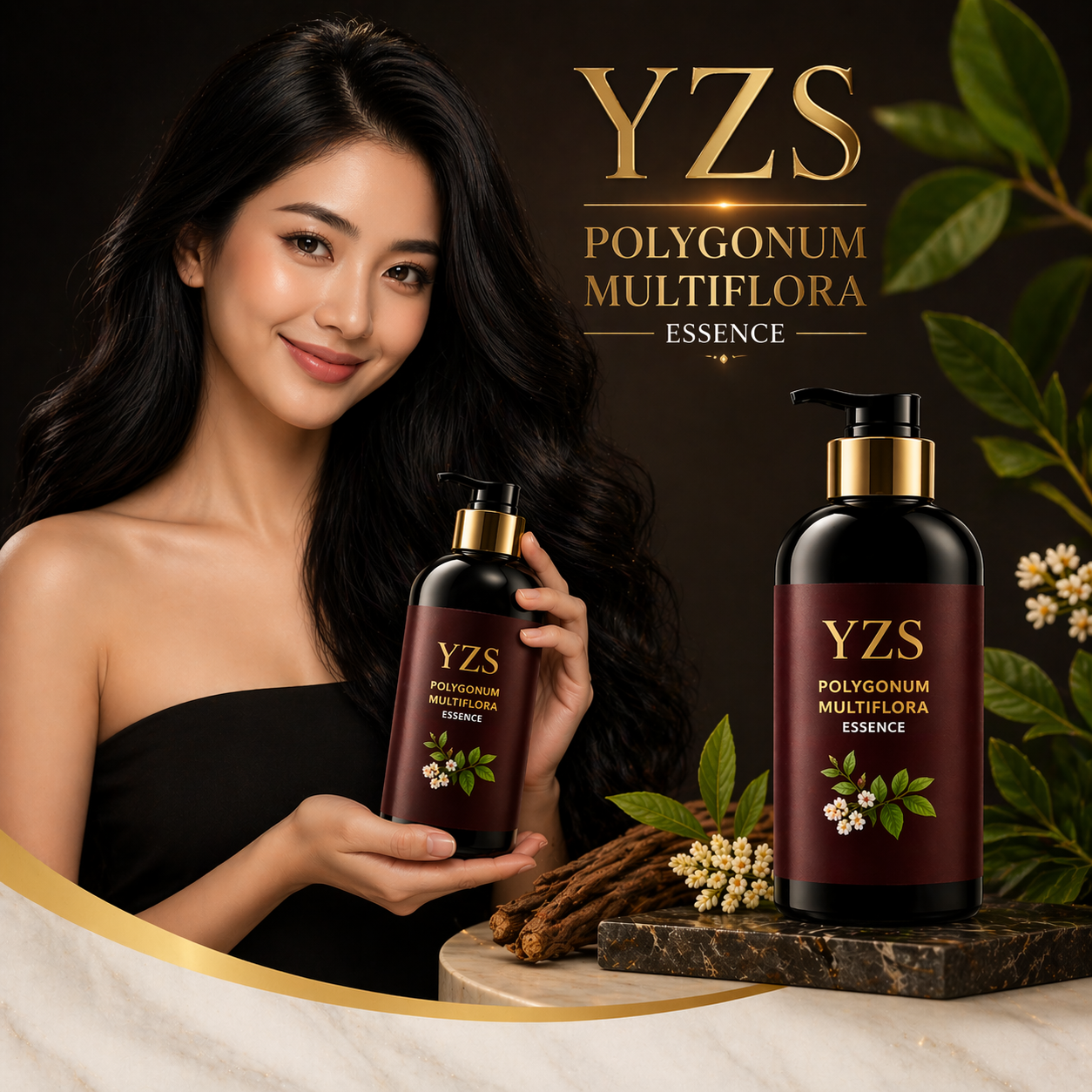 Polygonum Multiflora Essence 300 ML BPOM MR62-B1 logo