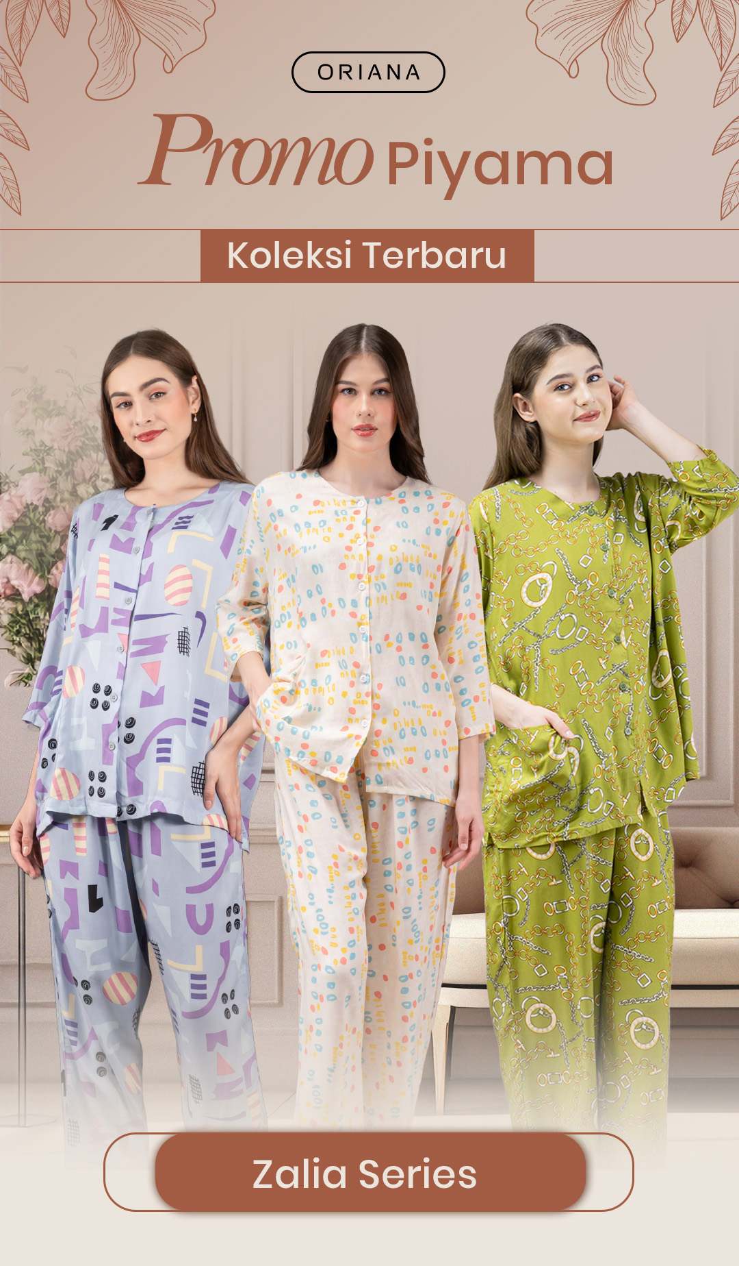 # FBADS - Homewear Pajamas Zalia Zoella Keyla Danika Series (139k - 1 Piece) logo