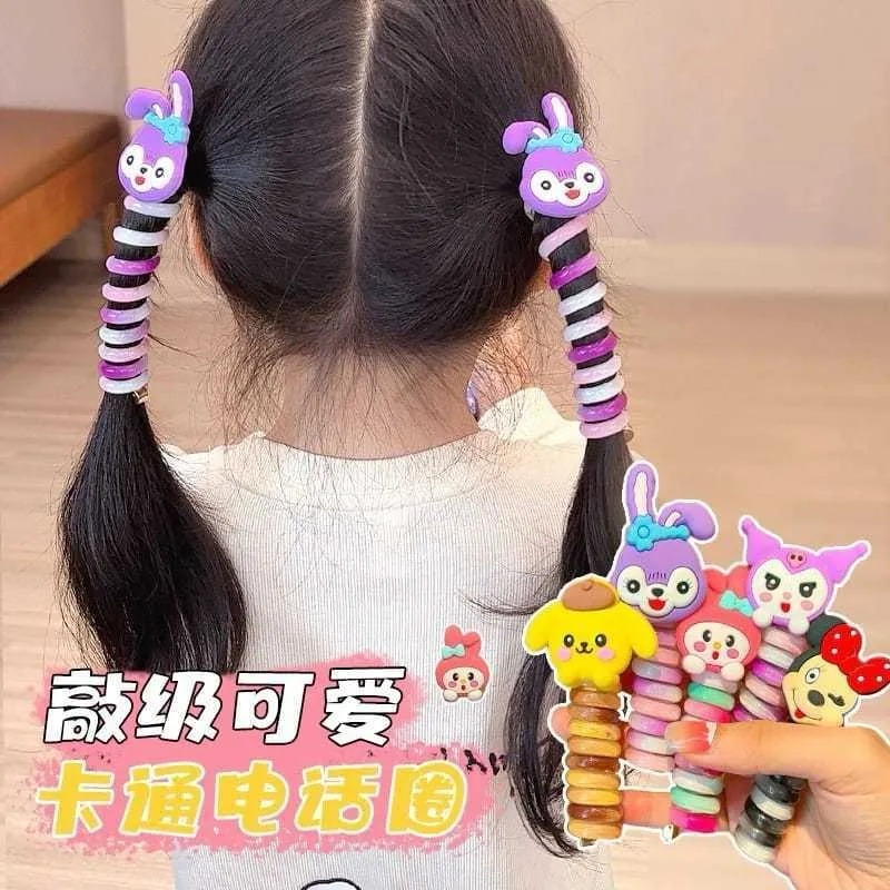 (F) Aksesoris Rambut Ponytail Spiral - BELI 1 DAPAT 4 logo