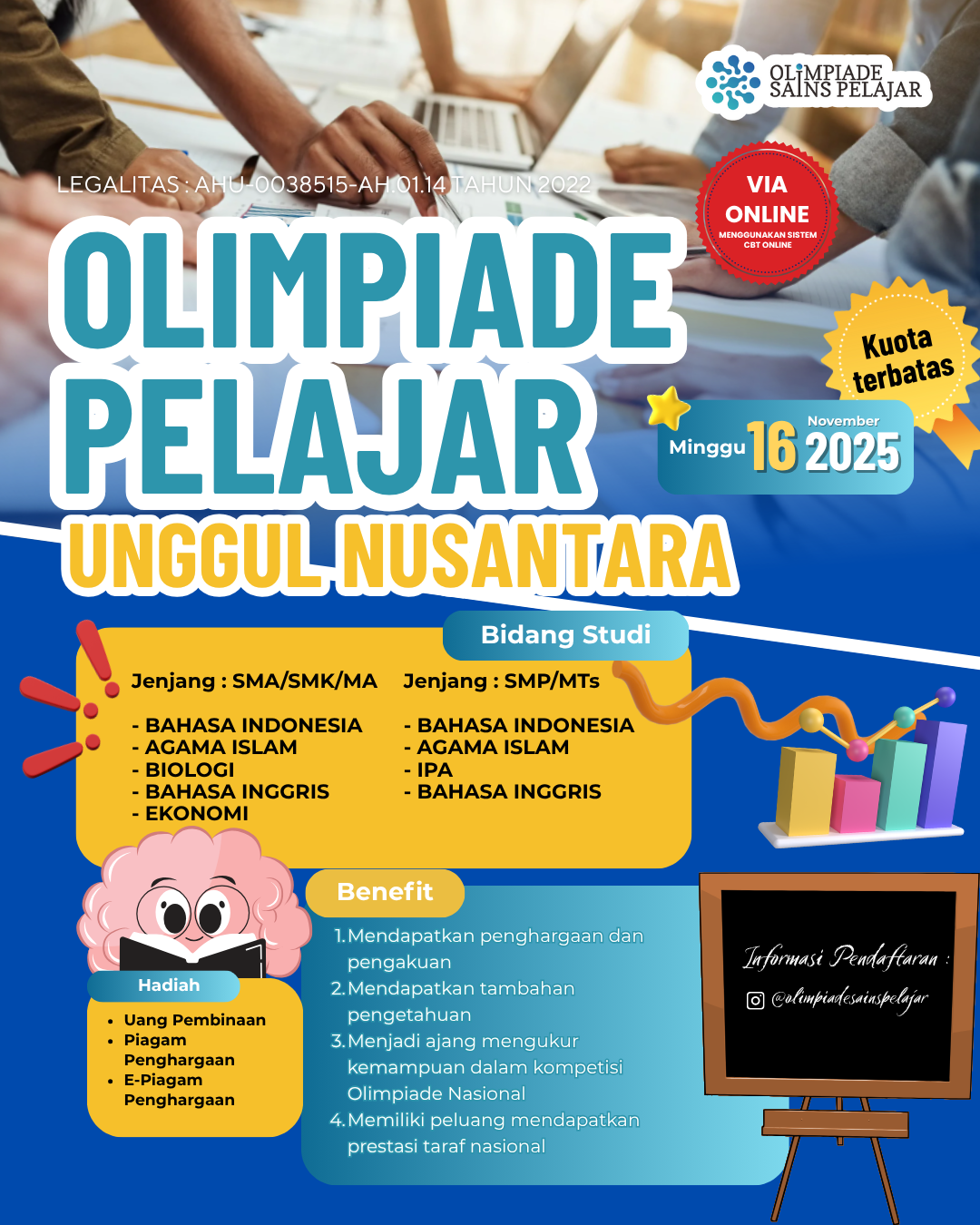 OLIMPIADE PELAJAR UNGGUL NUSANTARA -  16 NOVEMBER 2025 OSP logo