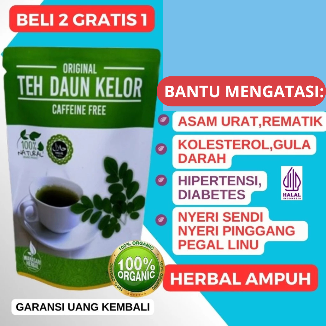 Teh Daun Kelor Premium logo