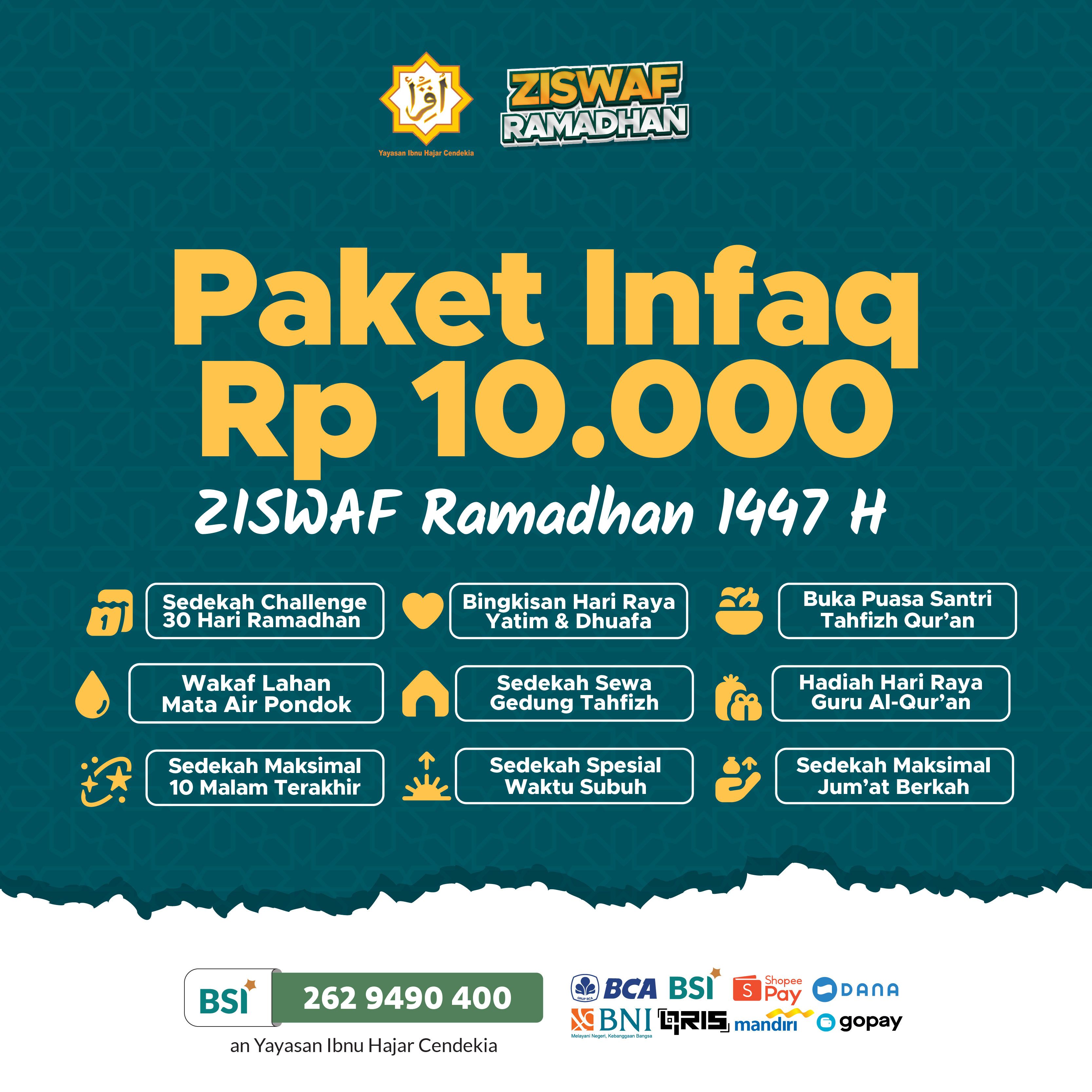 ZISWAF Ramadhan Sedekah Rp 10.000 logo