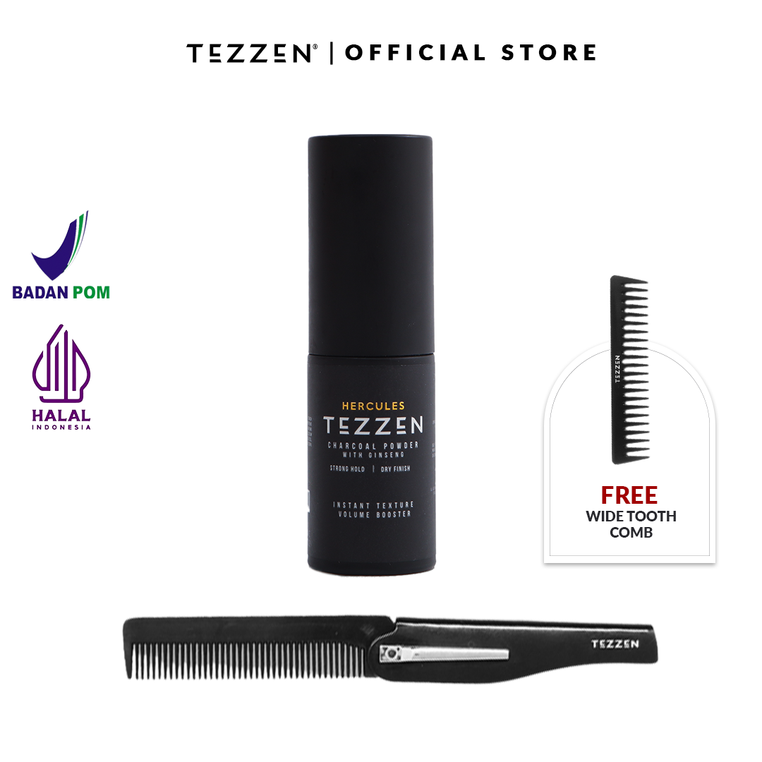 Charcoal Powder + Folding Comb logo