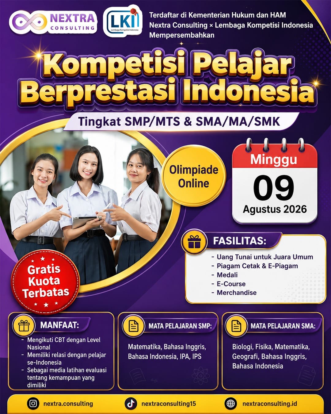 KOMPETISI PELAJAR BERPRESTASI INDONESIA logo