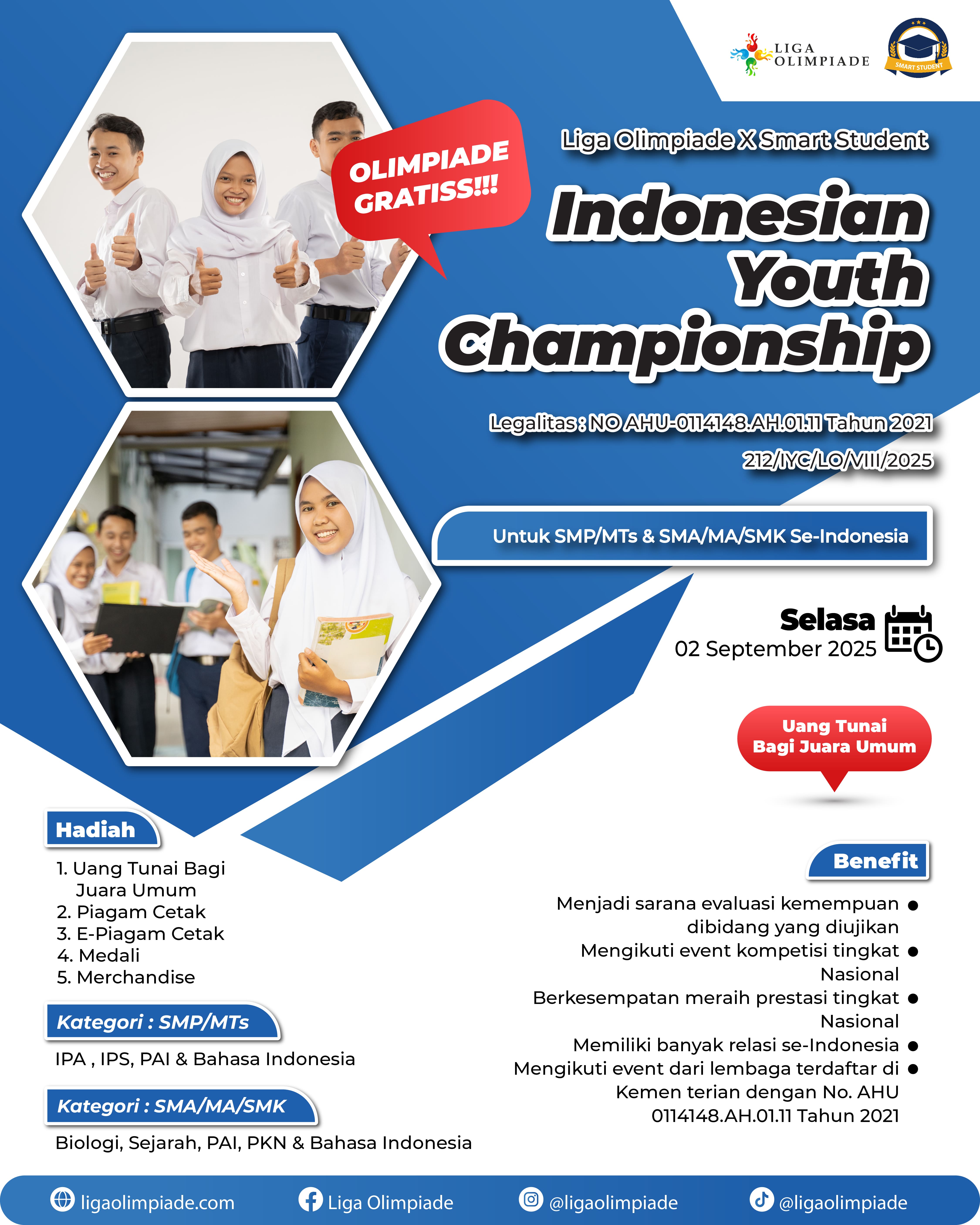 INDONESIAN YOUTH CHAMPIONSHIP 2025 logo
