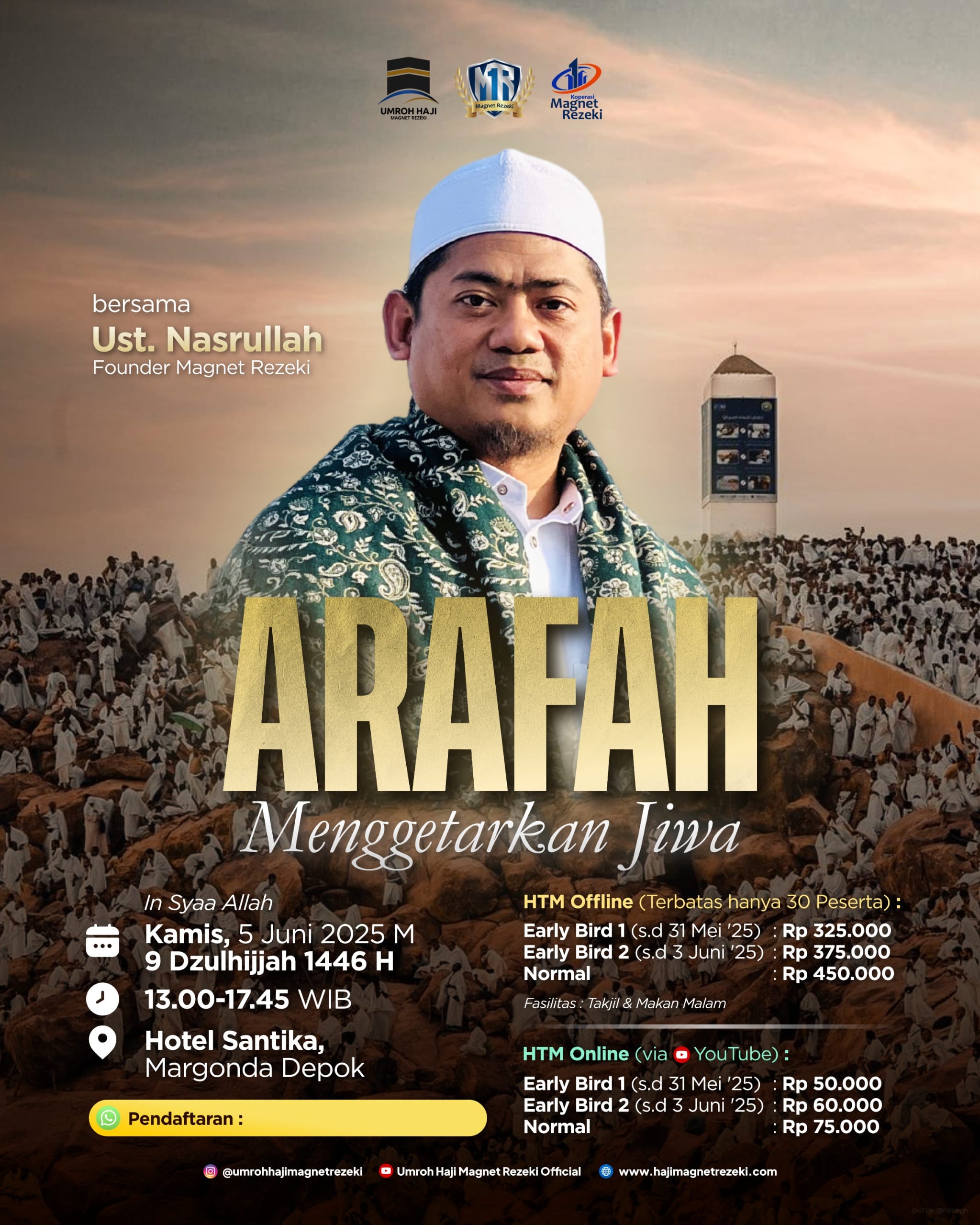 Live Stream Muhasabah ARAFAH MENGGETARKAN JIWA 1446 H logo