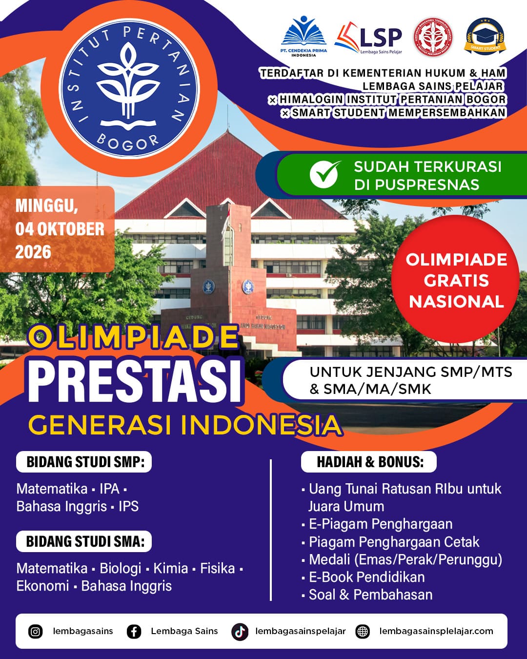 OLIMPIADE PRESTASI GENERASI INDONESIA (LSP) logo