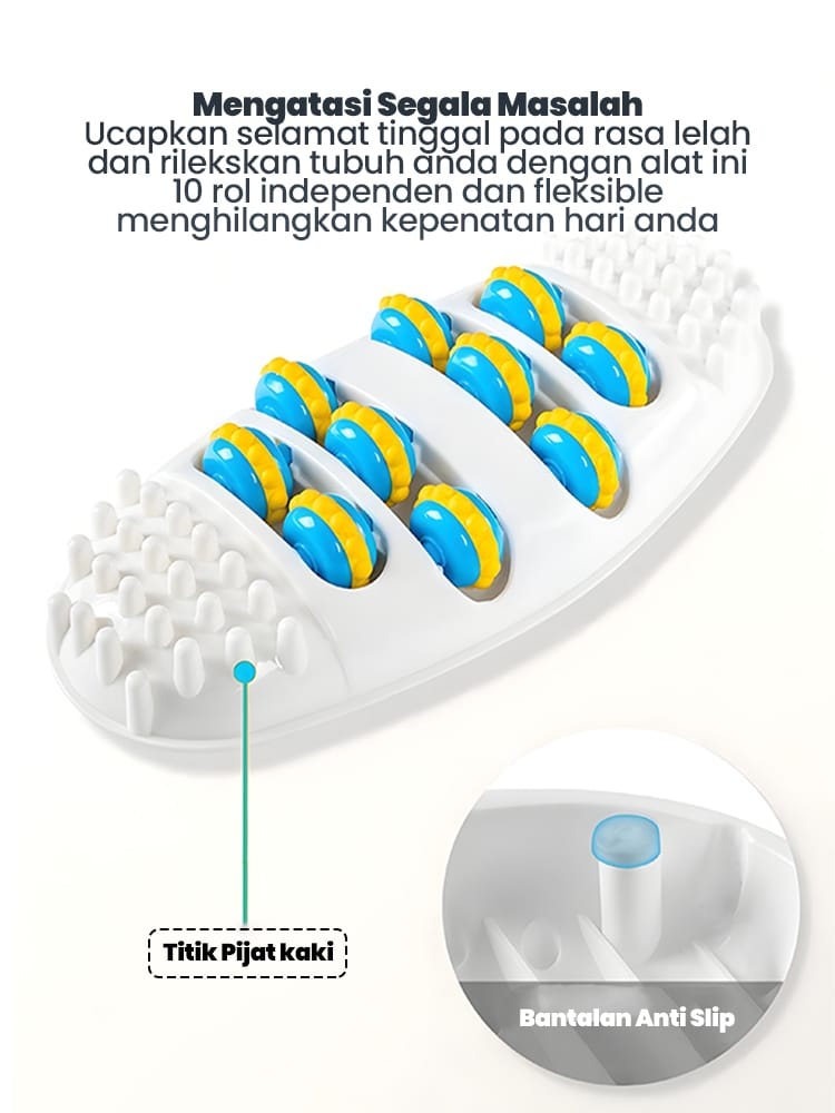 (F) Alat Pijat Terapi Kaki Relaksasi - GRATIS Bola Duri Kesehatan