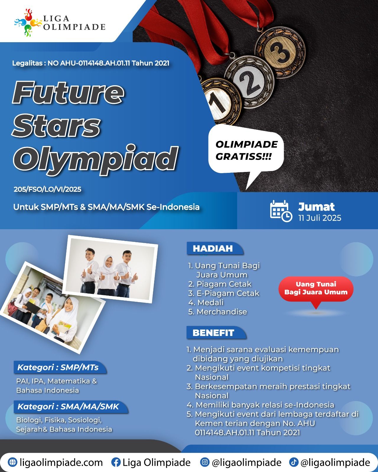 FUTURE STARS OLYMPIAD 2025 logo