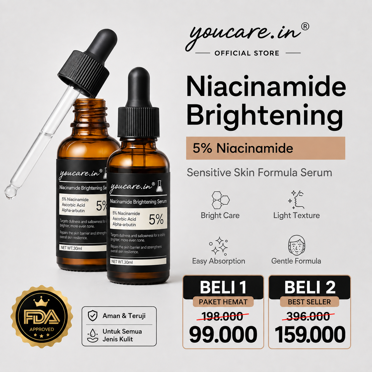 BRIGHTENING SERUM NIACINAMIDE AF logo