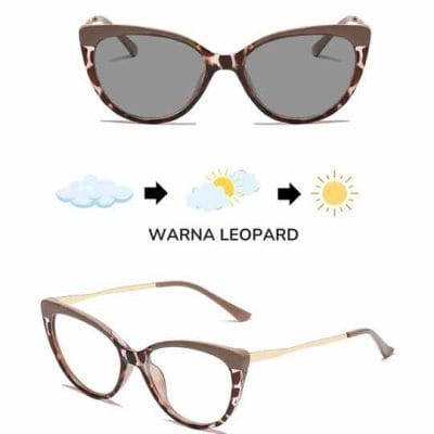 Kacamata Cateye Photochromic ✨