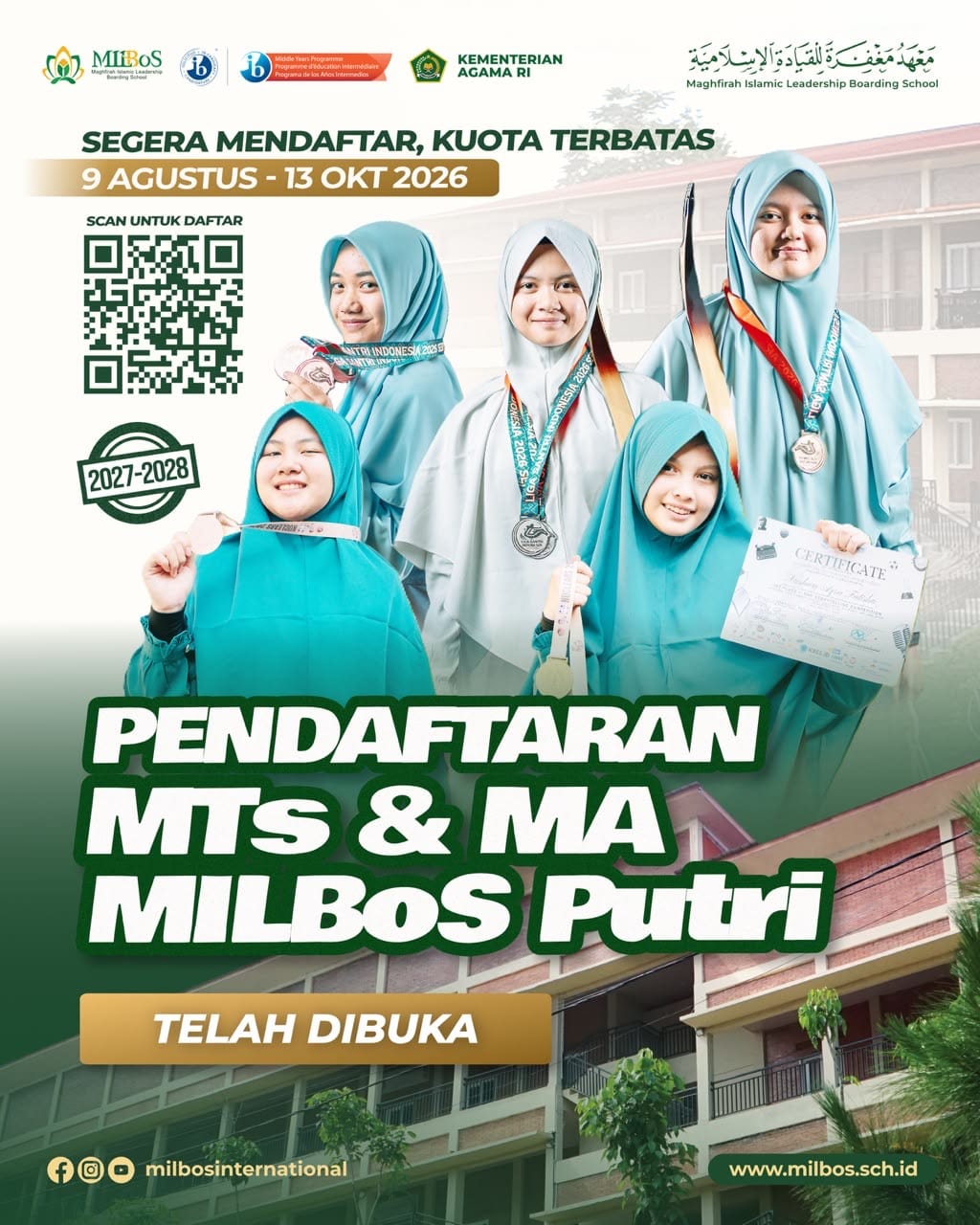 Pendaftaran MILBoS 2027/2028