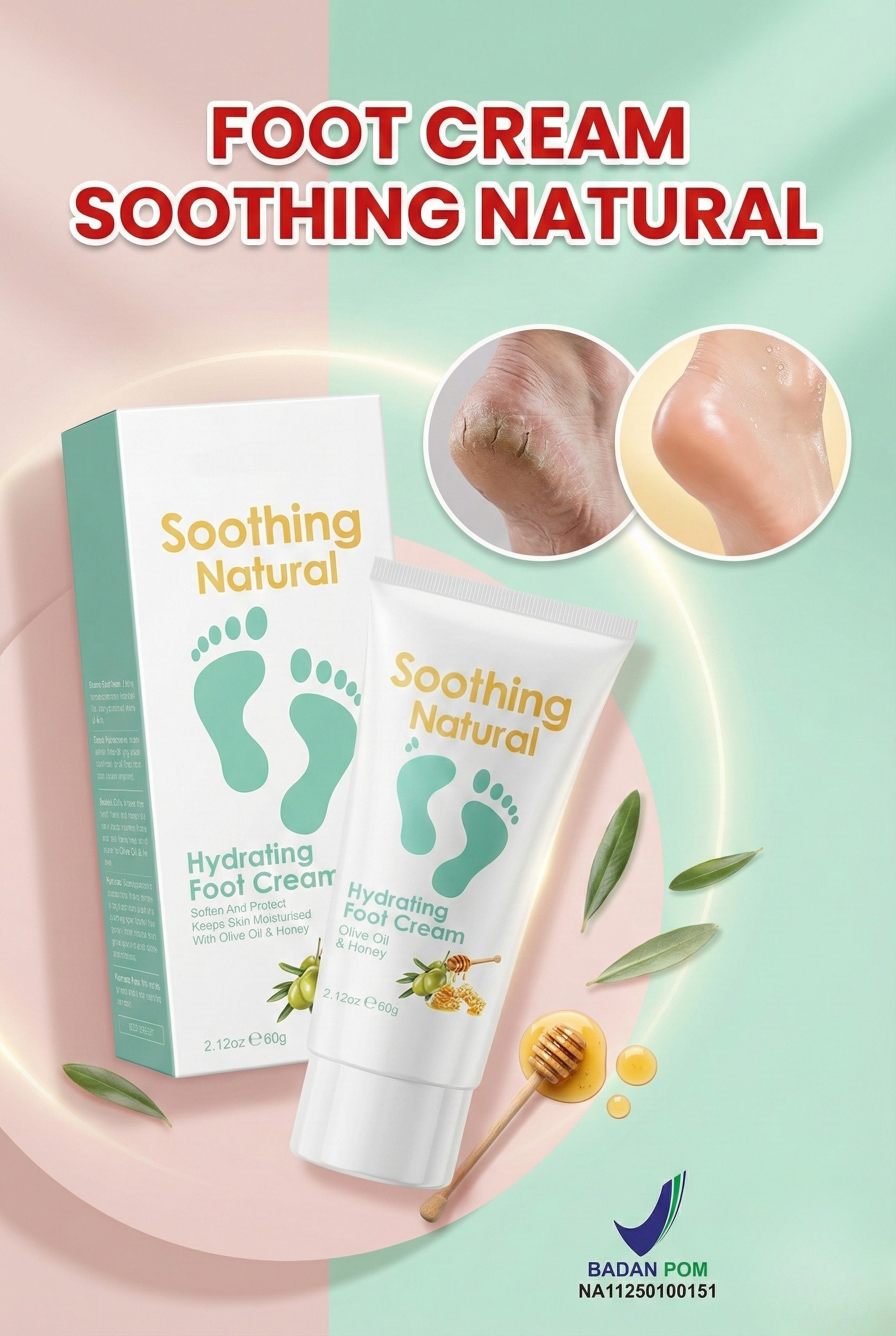 KRM Hydrating Foot Cream 60g logo