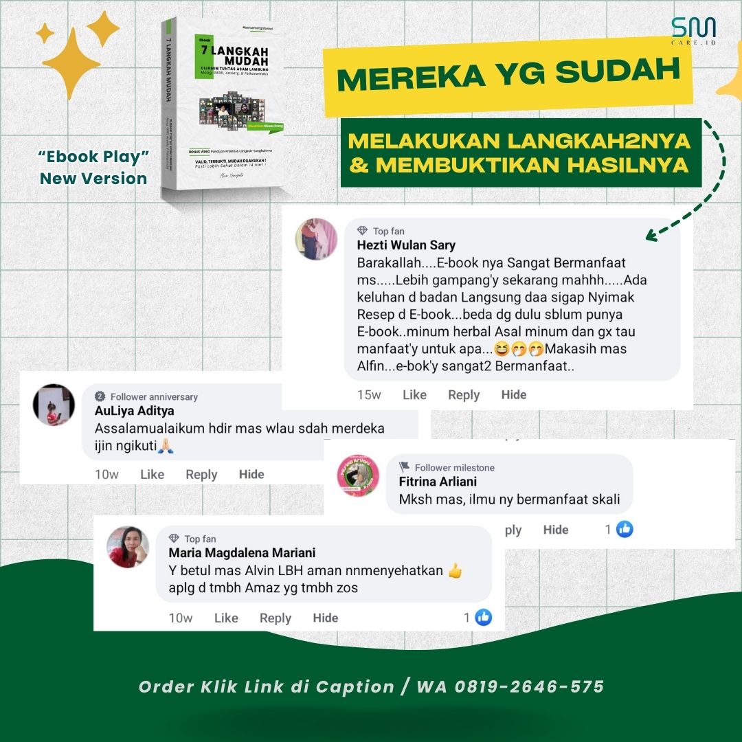 7 Langkah Mudah Tuntas Asam Lambung dkk (Ebook Play)