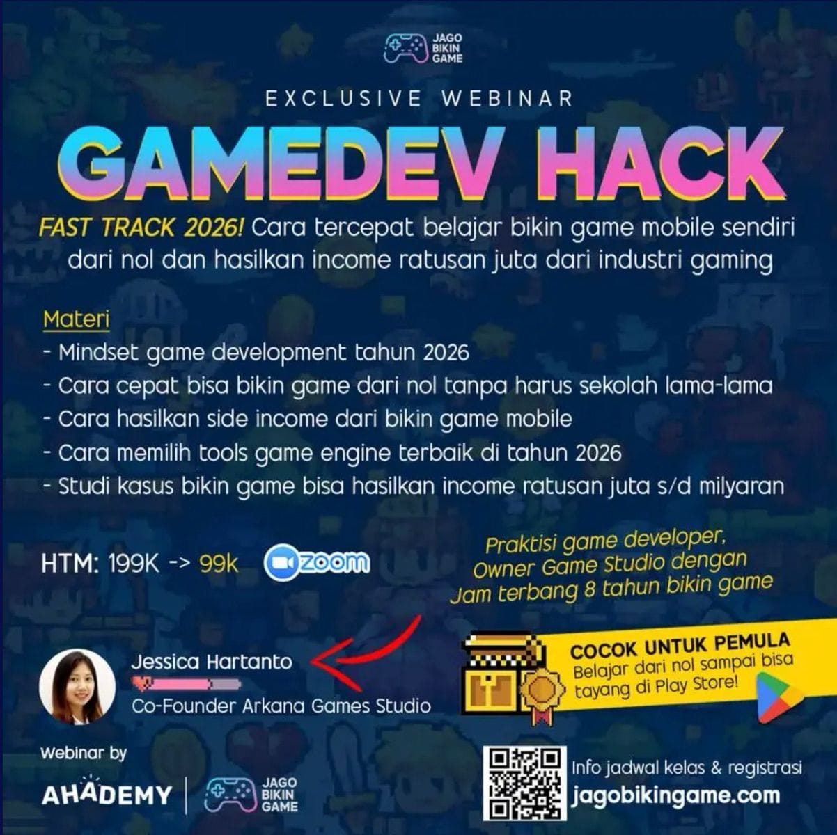 Webinar Jago Bikin Game - JBG logo