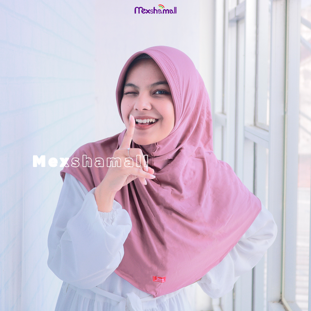 Mexshamall-jilbab Bergo Hamidah Jersey Premium